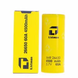 Accu IMR 26650 4500 mAh - Listman