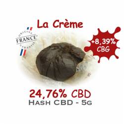 La crème Hash 5G - CBD 24.76% - CBG 8.39% - Dr Green