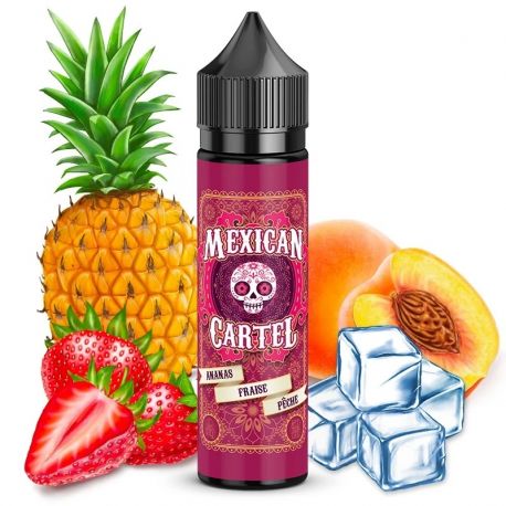 Ananas Fraise Pêche 50/100ml - Mexican Cartel