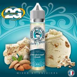 CRÈME GLACÉE NOUGAT AMANDES 50ML  - PASTRY & BAKERY - 2GJUICE