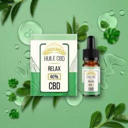 Huile Sublinguale Relax 4000 MG CBD Greeneo