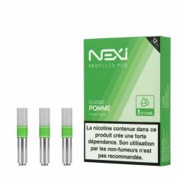 3 XCARTOUCHES CLASSIC POMME POUR NEXI ONE ASPIRE