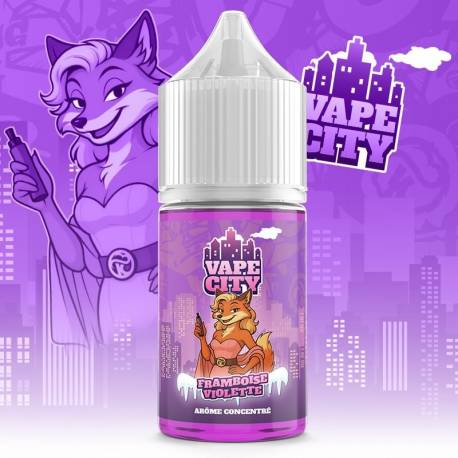 Concentré Framboise Violette Vape City - 30 ml