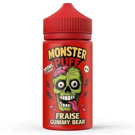 Fraise Gummy Bear Monster Puff - 200 ml - Sans nicotine