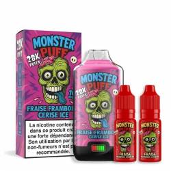 Monster Puff 28K - Fraise Framboise Cerise Ice