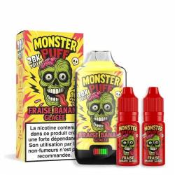 Monster Puff 28K - Fraise Banane Glacée