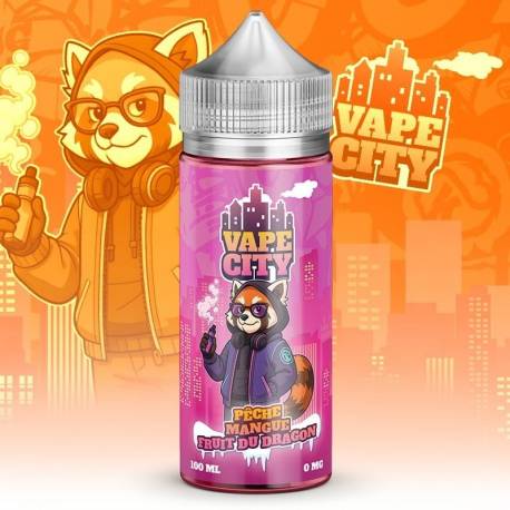 PECHE MANGUE FRUIT DU DRAGON VAPE CITY 100ML