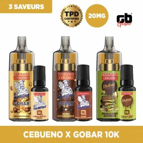 Tornado 10K Cebueno 10ml / 2% - by Gobar