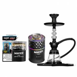 Pack Chicha Céleste El-Badia + Foyer e-shisha WAKER 4000 mAh + Cartouche 10+2 ml 3 mg