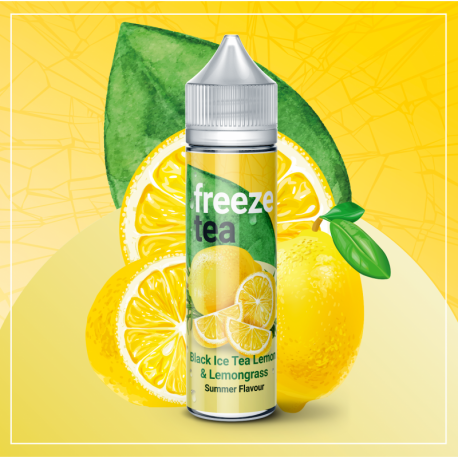 FREEZE TEA - Black Ice Tea Lemon & Lemongrass