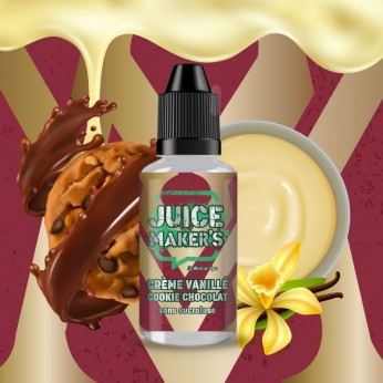 JUICE MAKER'S - Concentré Crème Vanille Cookie Chocolat 30ml