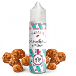 Chouchou Praline 50 ml - Les Bêtises du Coq - Le Coq qui Vape