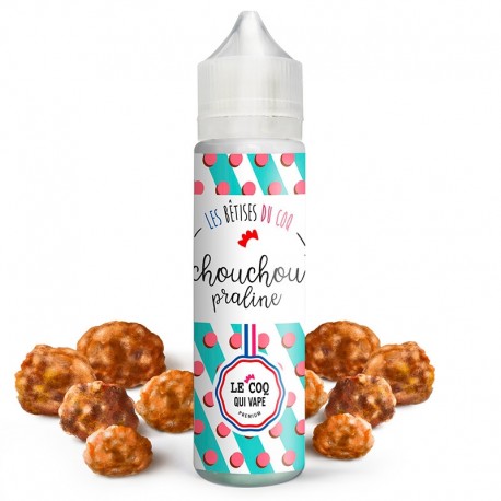 Chouchou Praline 50 ml - Les Bêtises du Coq - Le Coq qui Vape